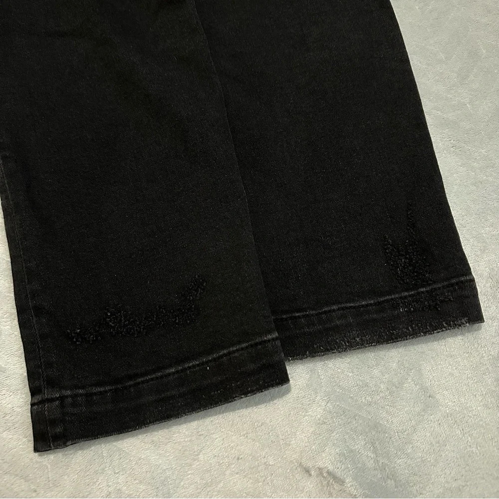Anthropologie Pilcro High Rise Slim Utility Button Up Jeans Black‎ Size 31 - Picture 8 of 8
